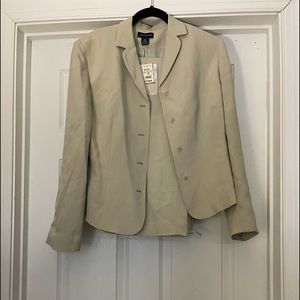 Ann Taylor 100% Silk Pant Suit